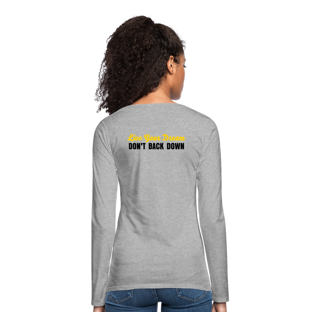 Women's Premium Long Sleeve T-shirt II - heather gray