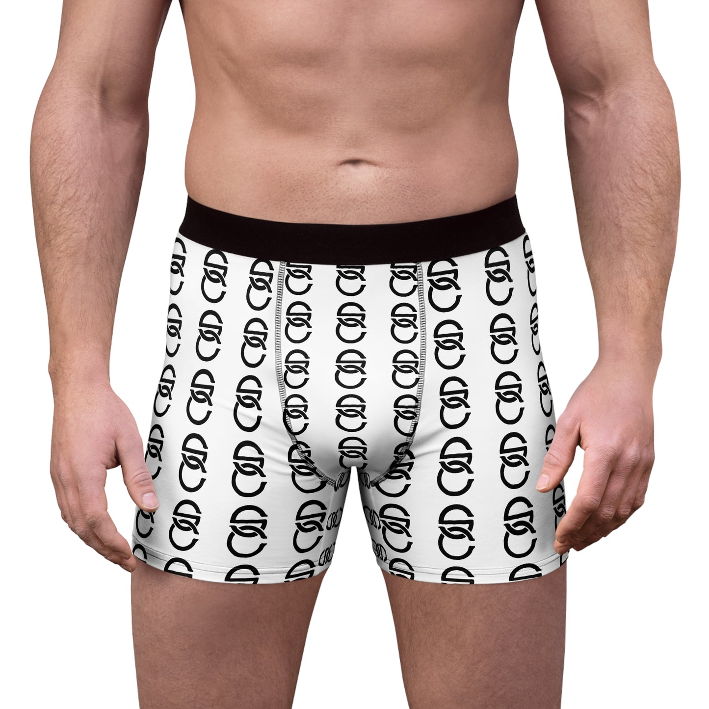 Men's White Boxer Briefs