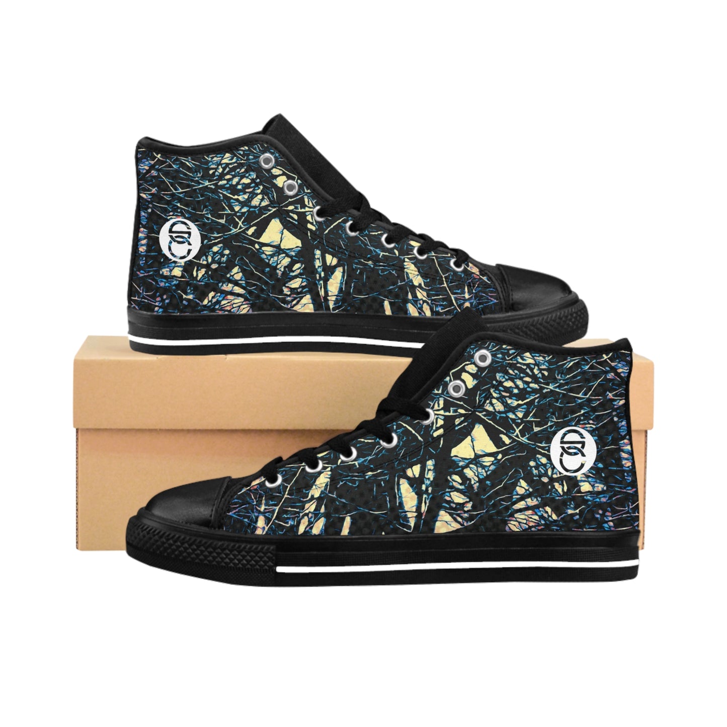 Yellow Sunrise Women's Classic Sneakers