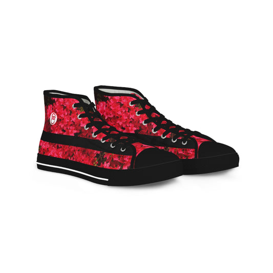 Fleurs Rouges I Men's Sneakers (LITE)