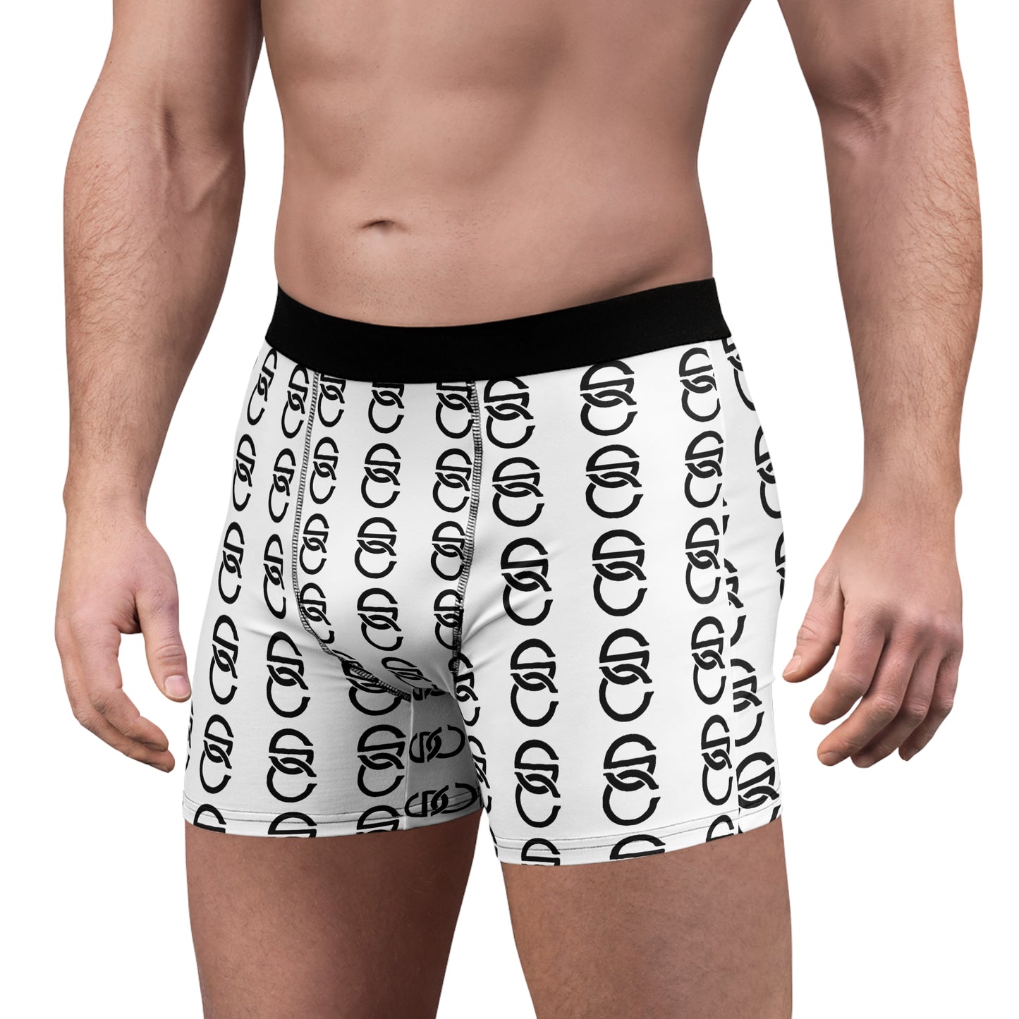 Men's White Boxer Briefs