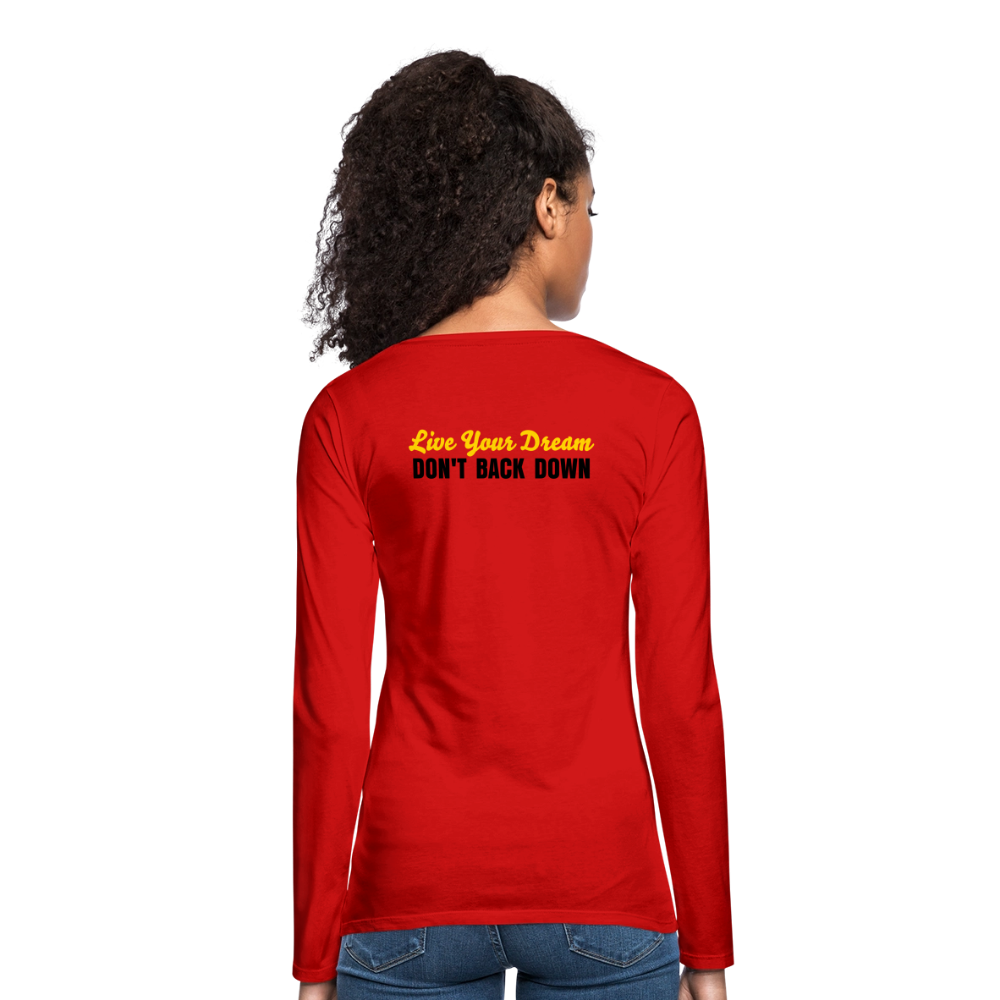 Women's Premium Long Sleeve T-shirt II - red