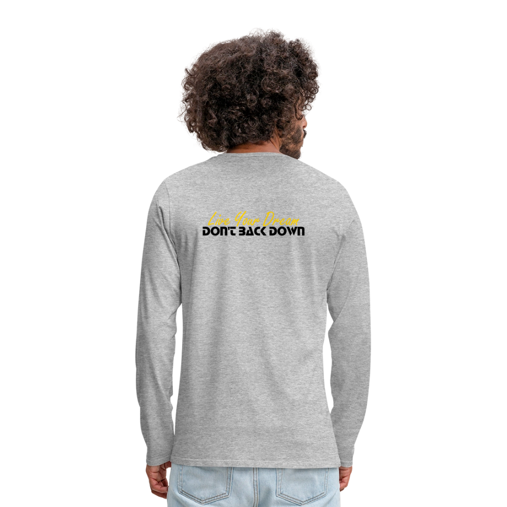 SC Men's Premium Long Sleeve T-shirt II - heather gray