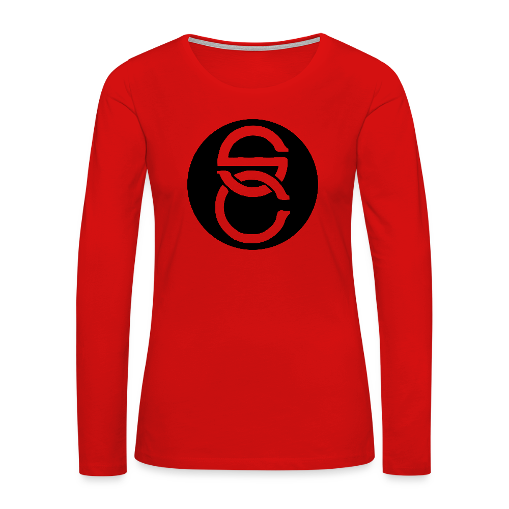 Women's Premium Long Sleeve T-shirt II - red