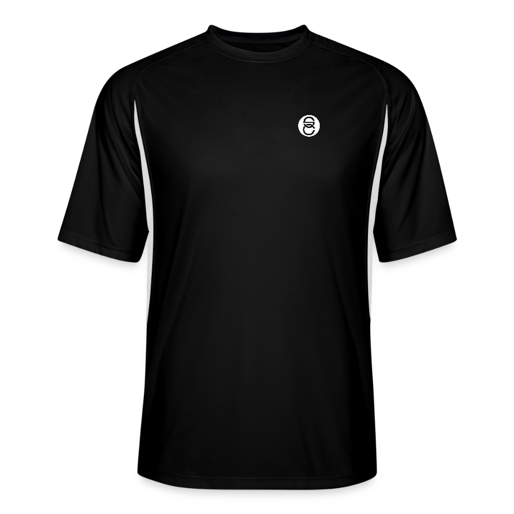 SC cooling T-shirt sports performance - black/white