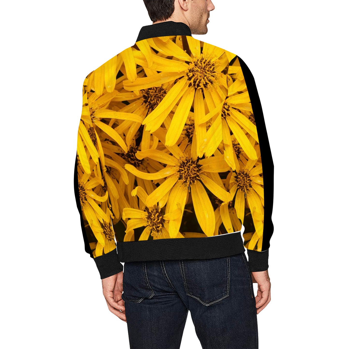 Fleurs Jaunes I Bomber Jacket (unquilted)