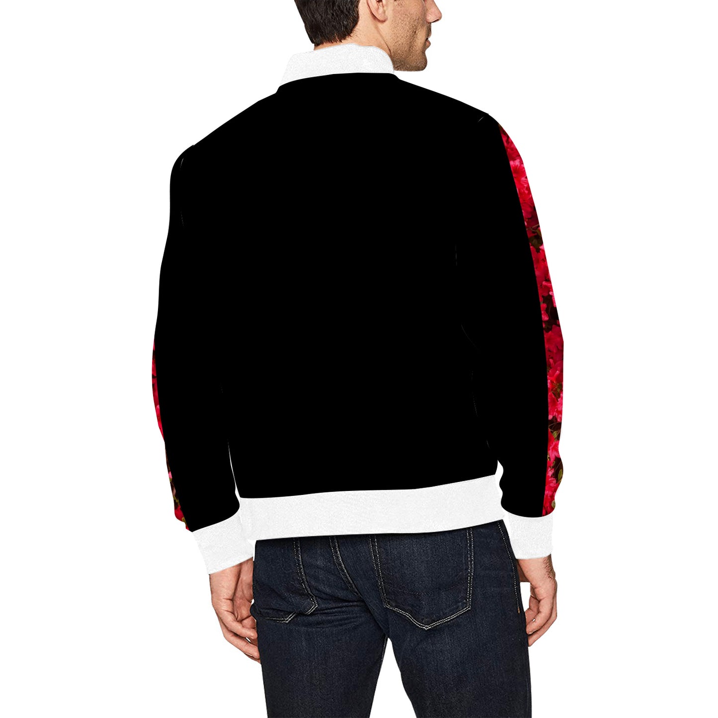 Fleurs Rouges II Bomber Jacket (unquilted)