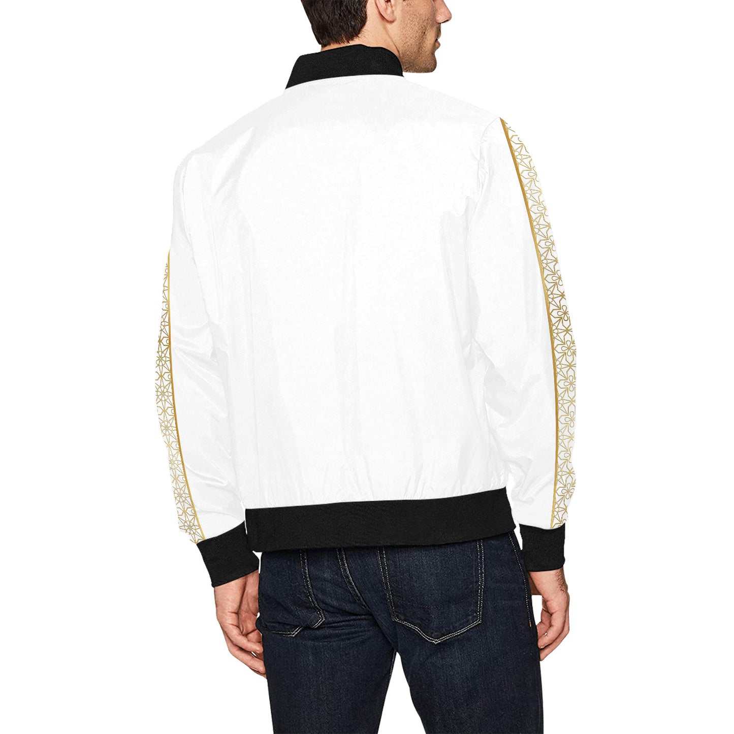 Gold Stepper i Bomber Bomber Jacket