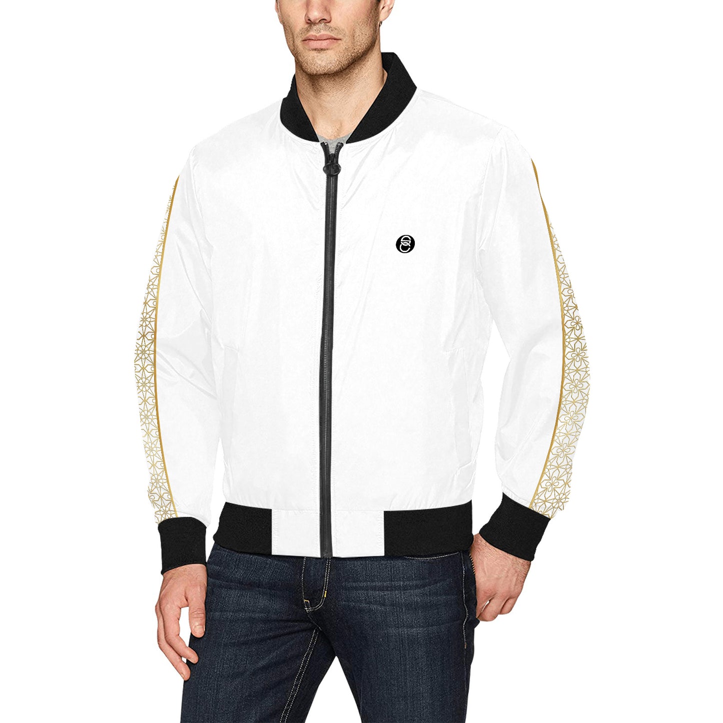 Gold Stepper i Bomber Bomber Jacket
