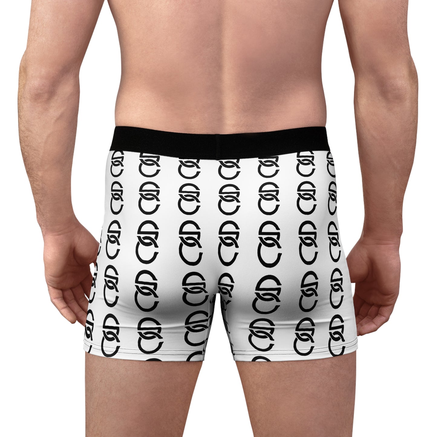 Men's White Boxer Briefs