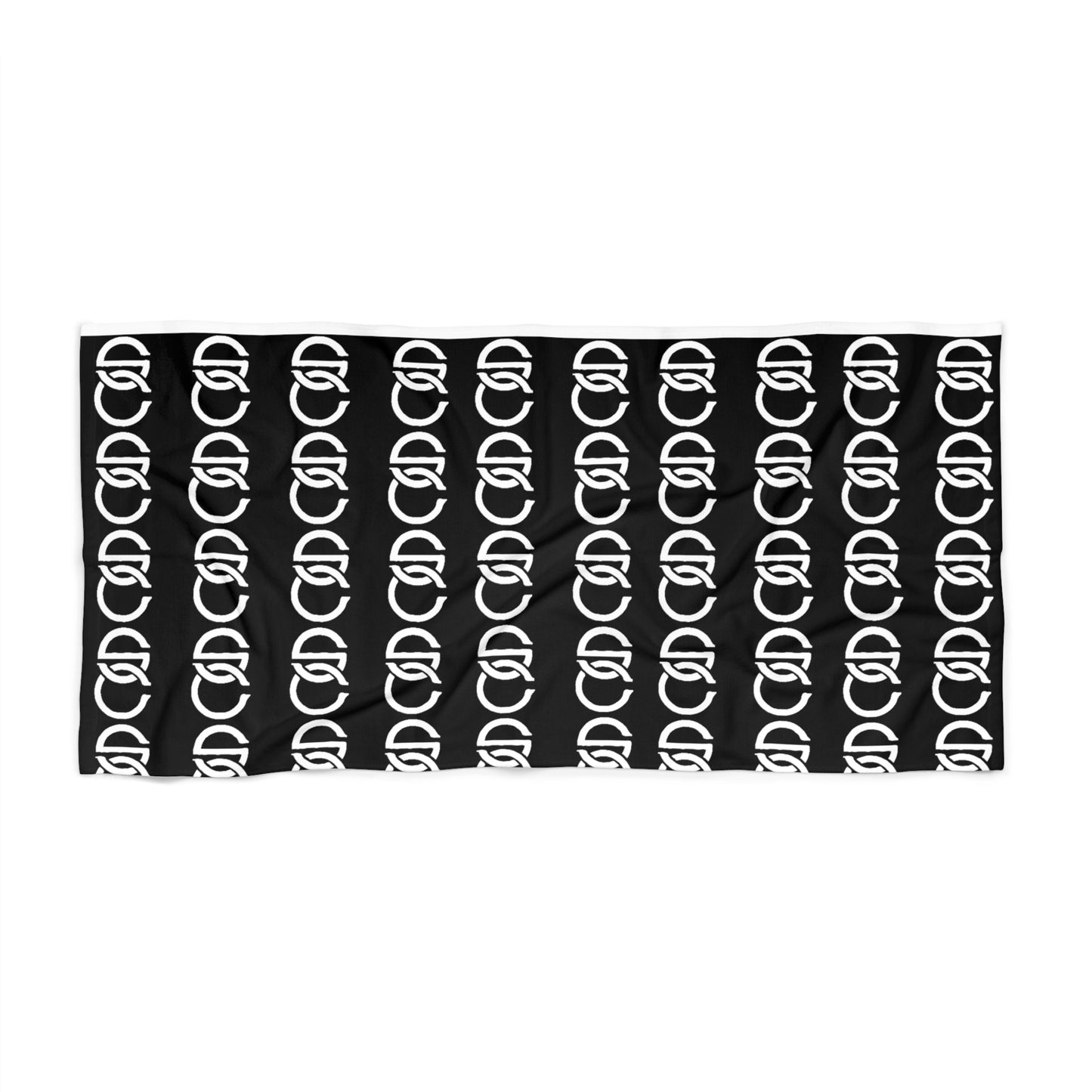 Black Beach Towel