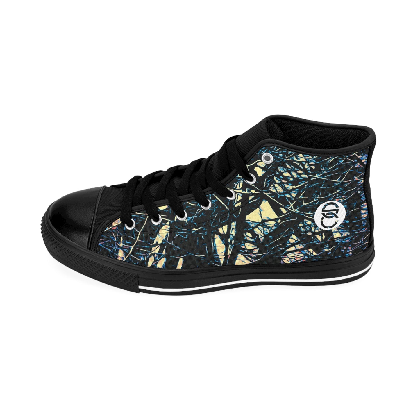 Yellow Sunrise Women's Classic Sneakers