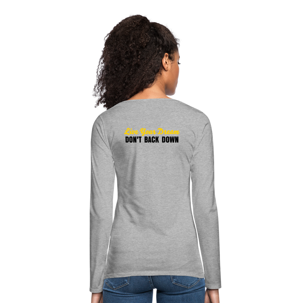 Women's Premium Long Sleeve T-shirt II - heather gray