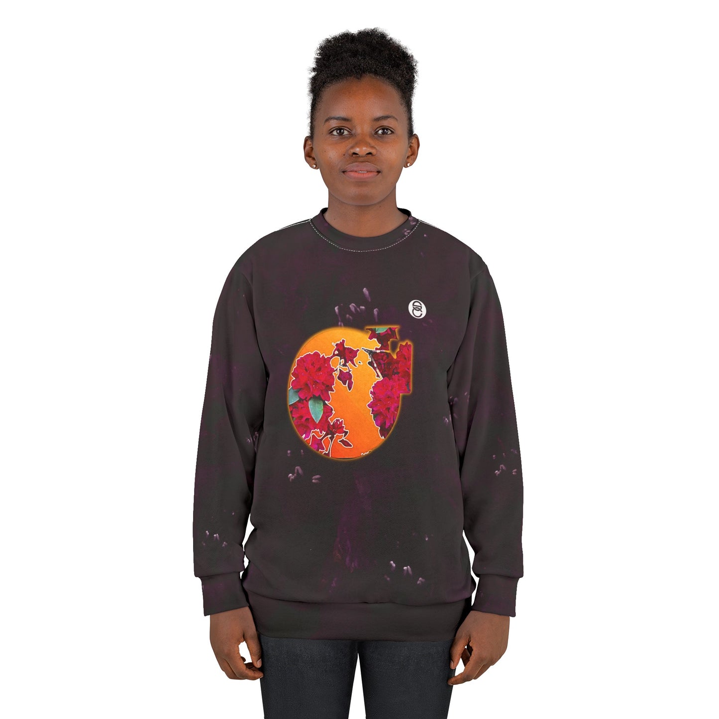 Snow-Rose Unisex Sweatshirt