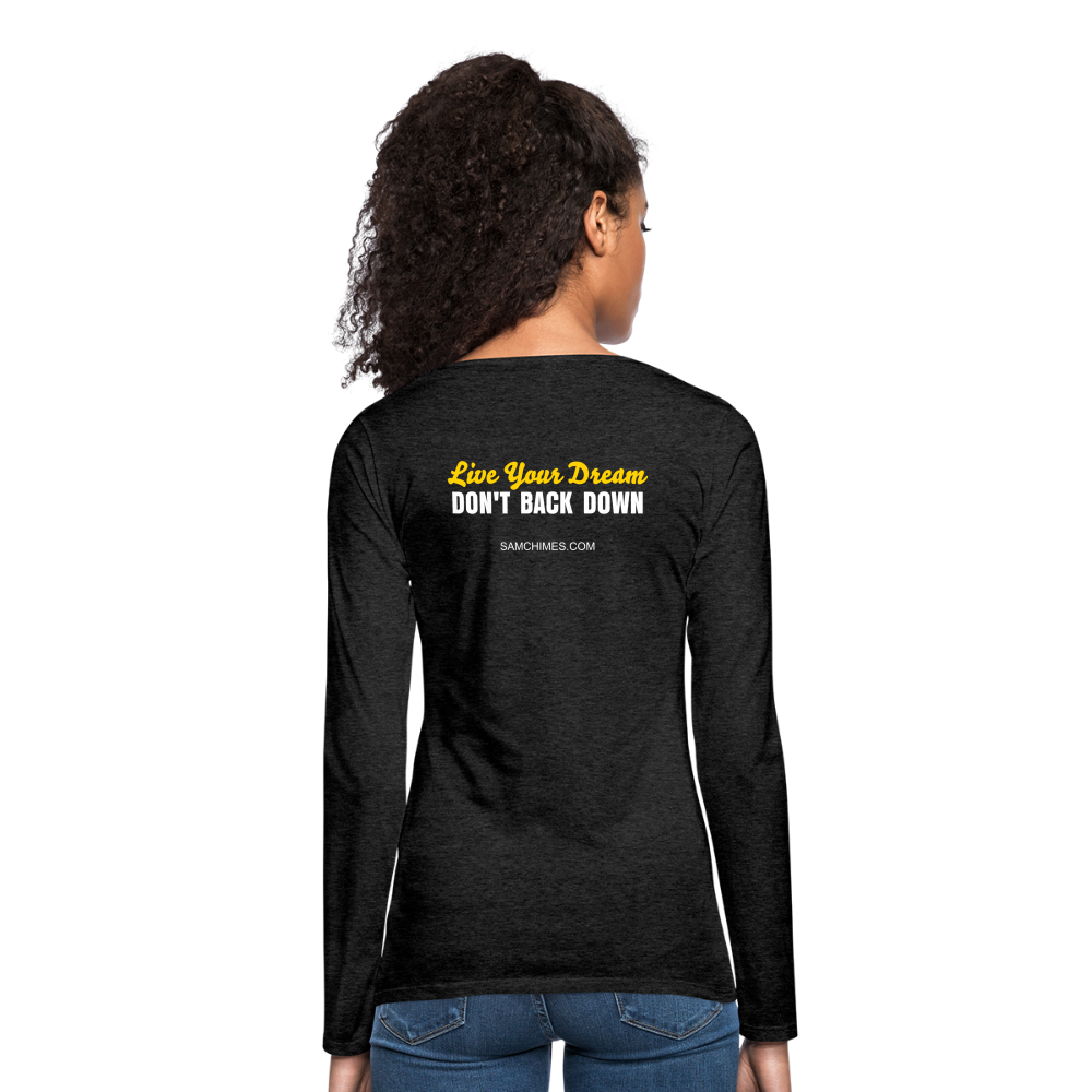 Women's Premium Long Sleeve T-shirt I - charcoal grey