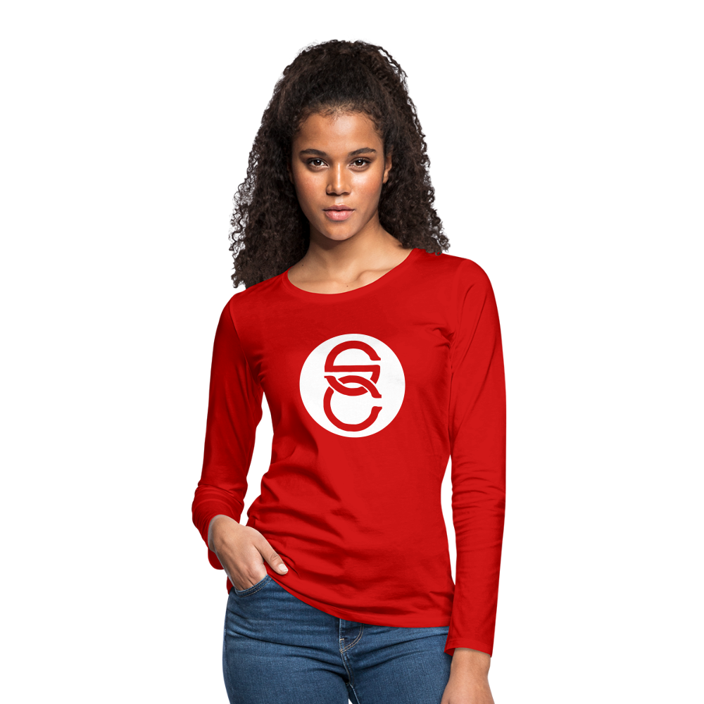 Women's Premium Long Sleeve T-shirt I - red