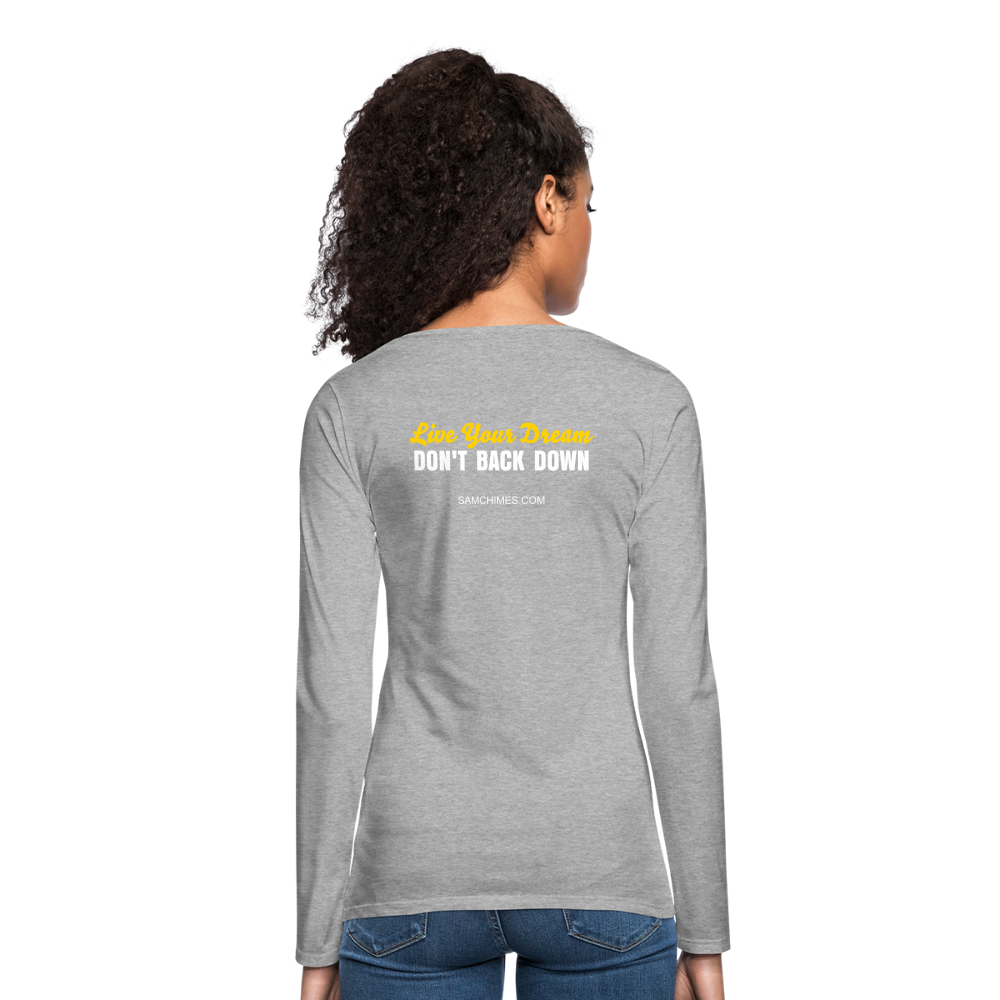 Women's Premium Long Sleeve T-shirt I - heather gray