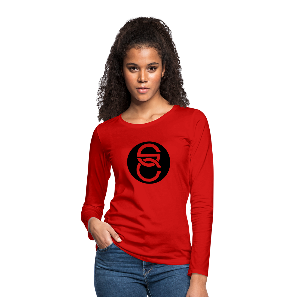 Women's Premium Long Sleeve T-shirt II - red