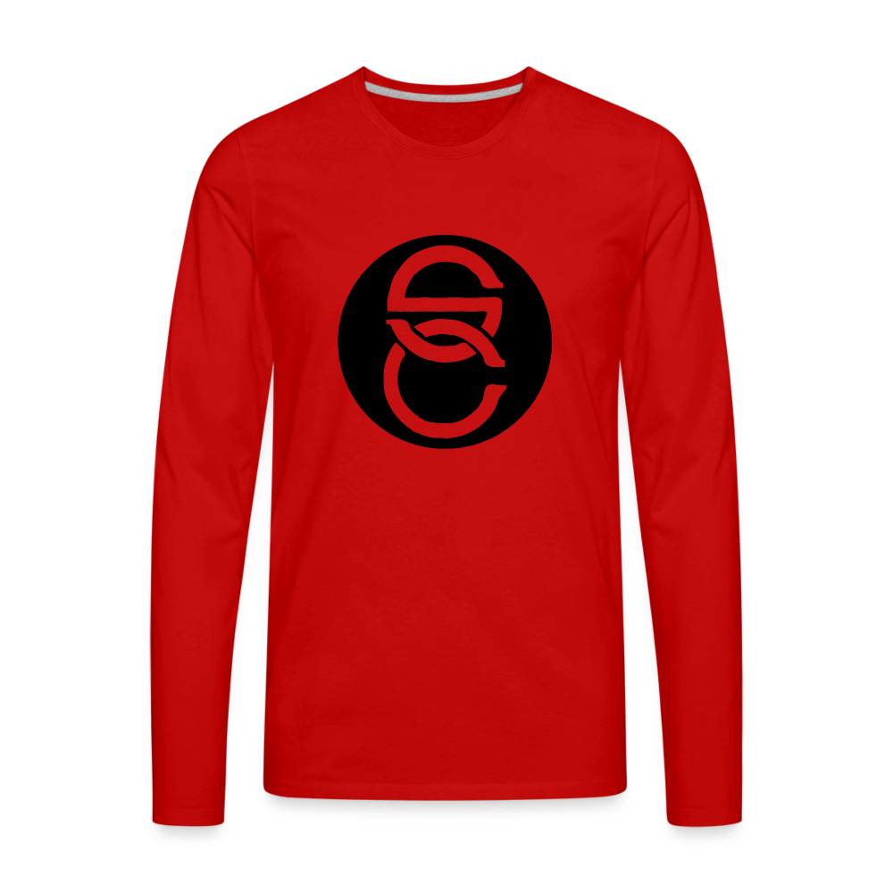 SC Men's Premium Long Sleeve T-shirt II - red