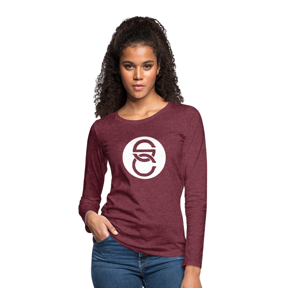 Women's Premium Long Sleeve T-shirt I - heather burgundy