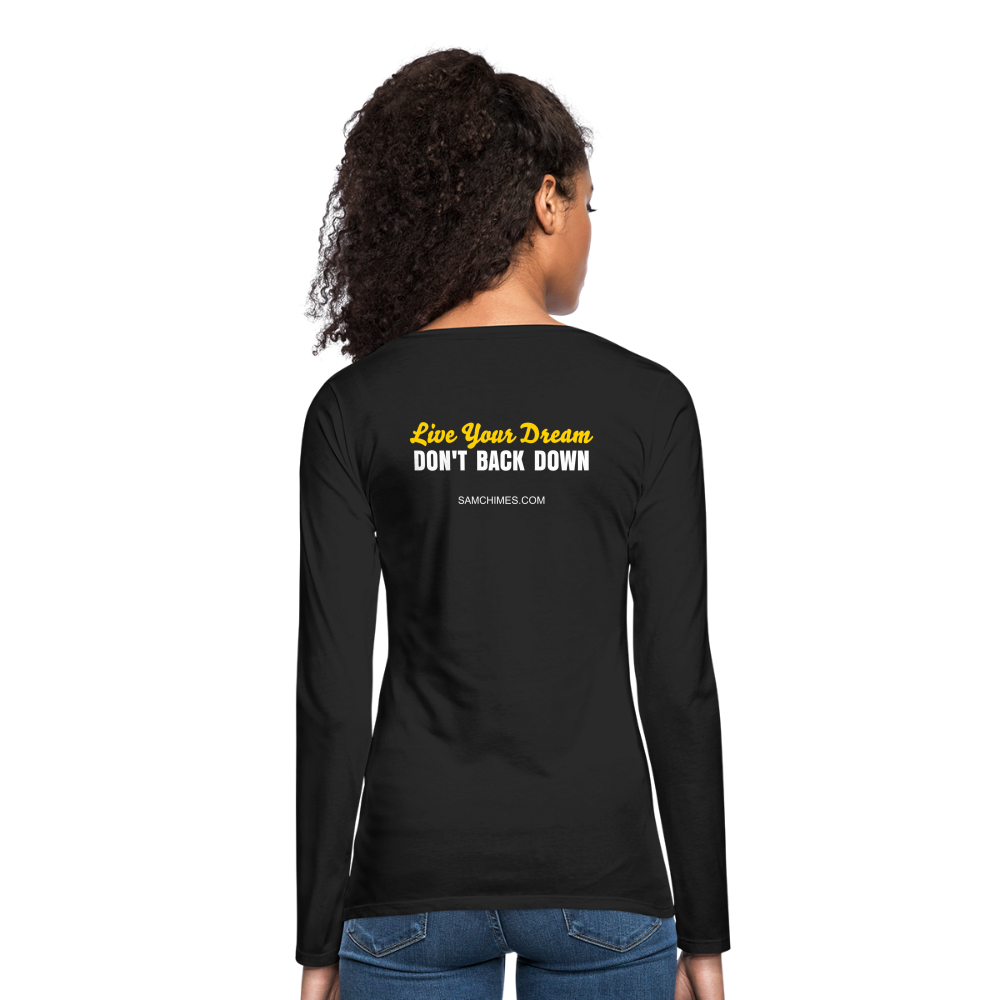 Women's Premium Long Sleeve T-shirt I - black