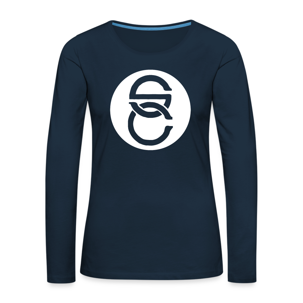 Women's Premium Long Sleeve T-shirt I - deep navy