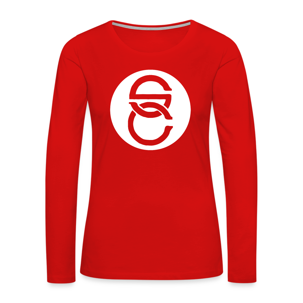 Women's Premium Long Sleeve T-shirt I - red