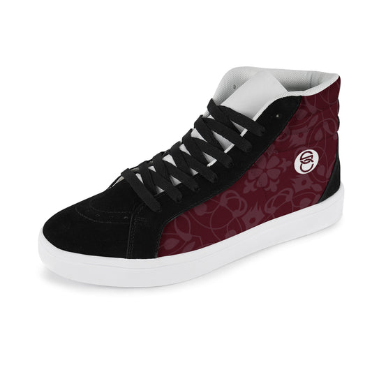 Capricornus High Top Splicing Canvas Women's Shoes (Model 037)