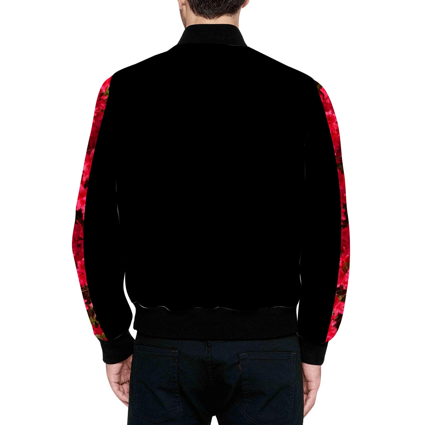 Fleurs Rouges II Bomber Jacket (Men's)