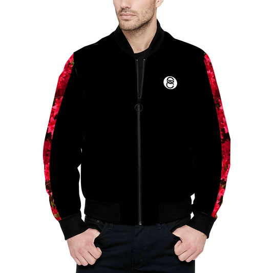 Fleurs Rouges II Bomber Jacket (Men's)