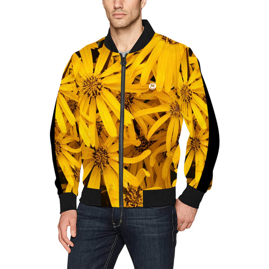 Fleurs Jaunes I Bomber Jacket (unquilted)