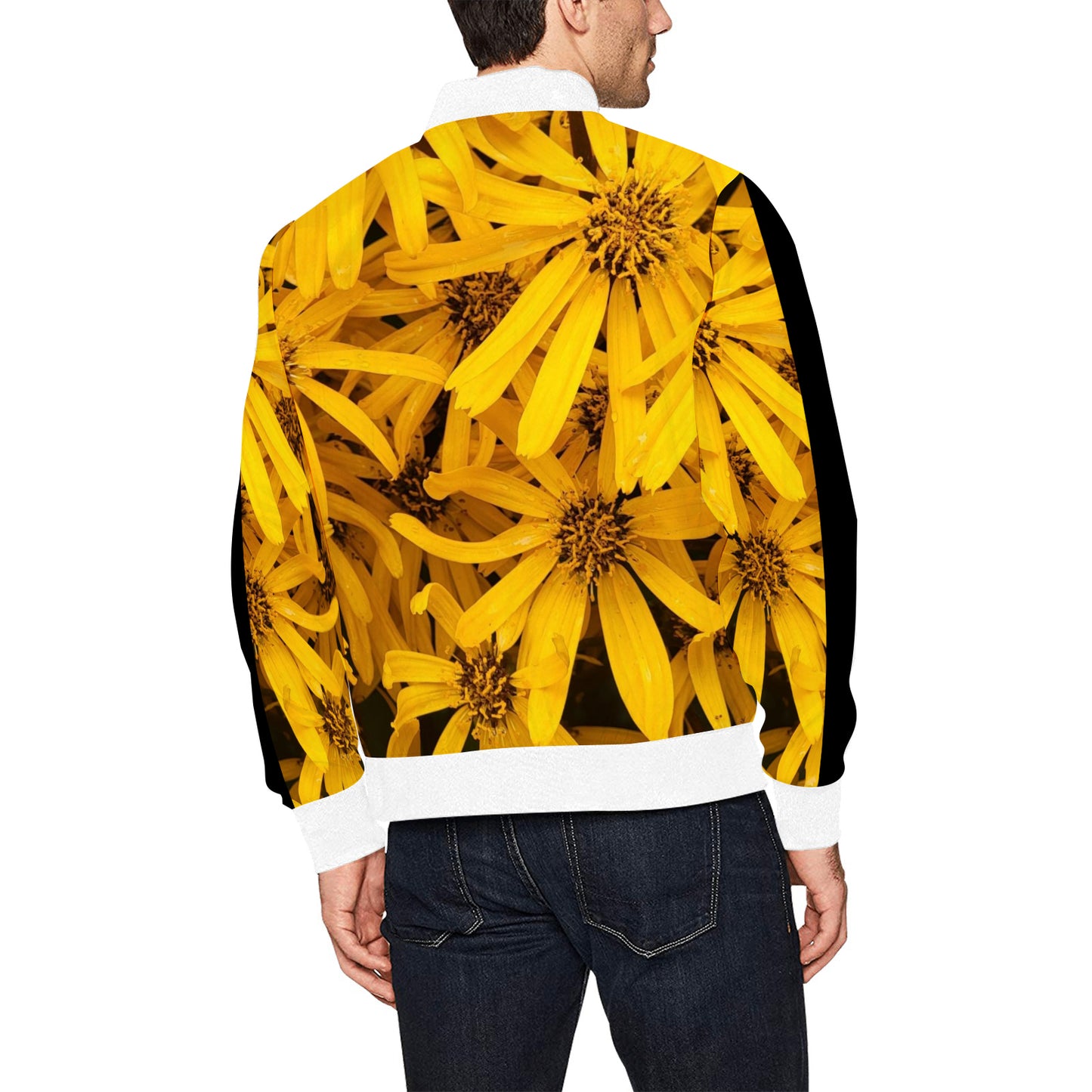 Fleurs Jaunes I Bomber Jacket (unquilted)