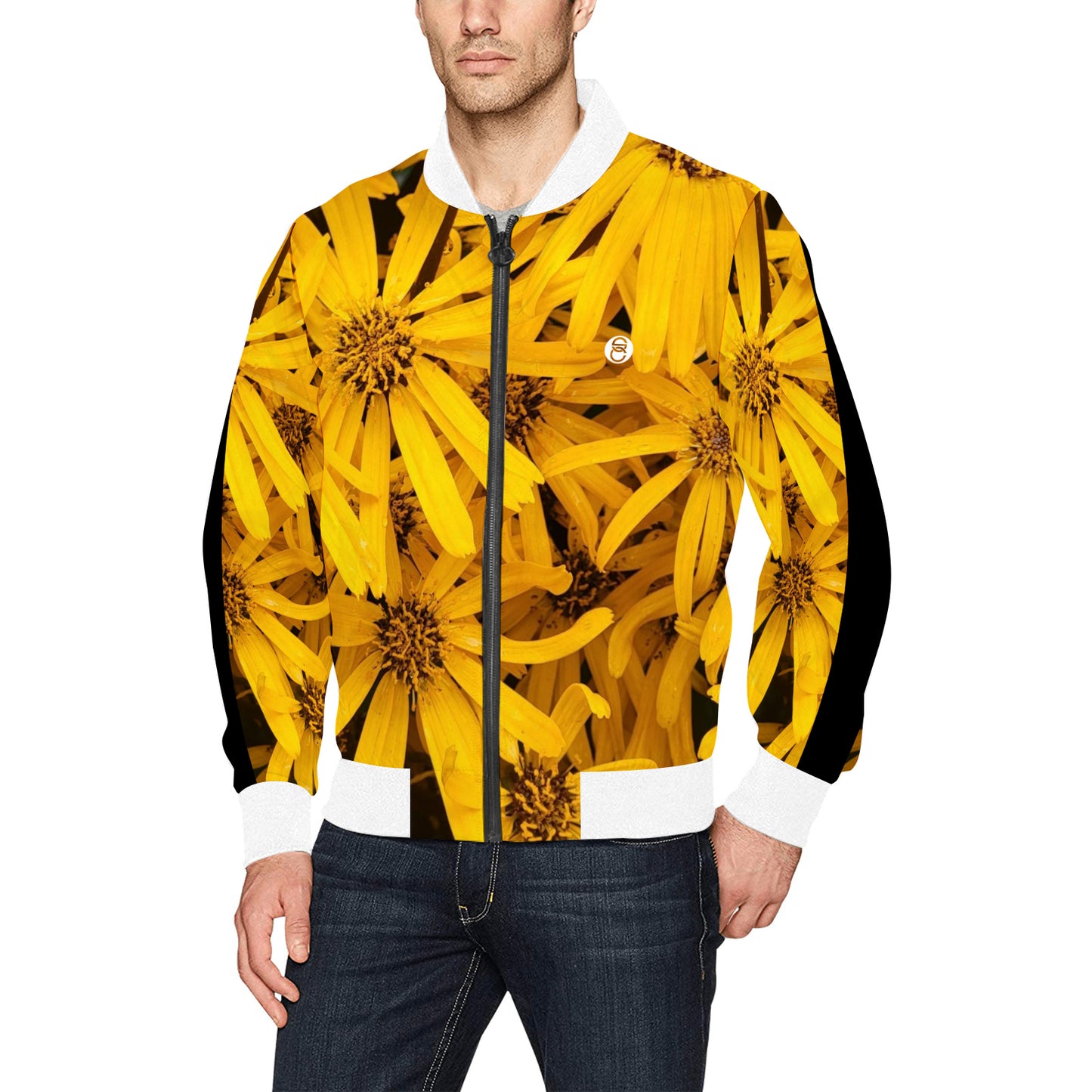 Fleurs Jaunes I Bomber Jacket (unquilted)