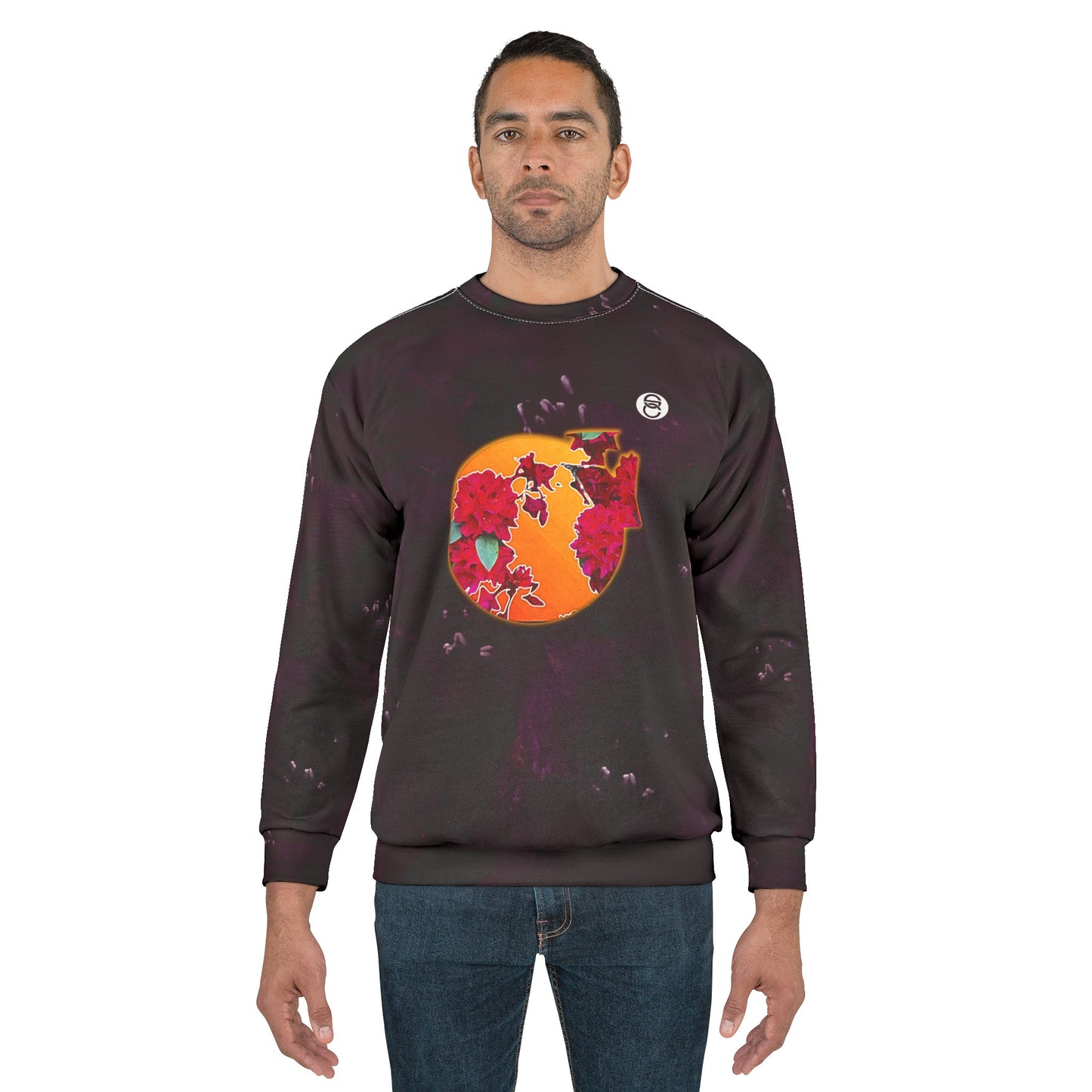 Snow-Rose Unisex Sweatshirt