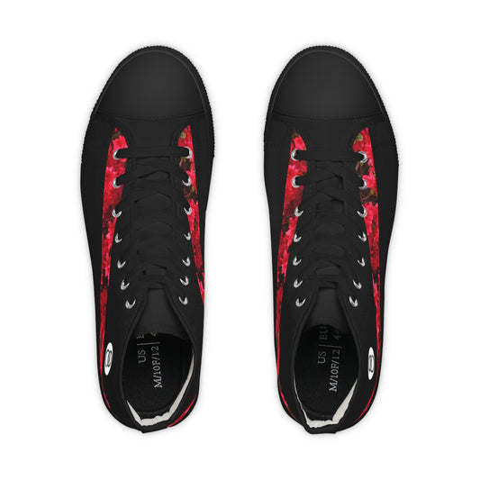 Fleurs Rouges Men's Sneakers