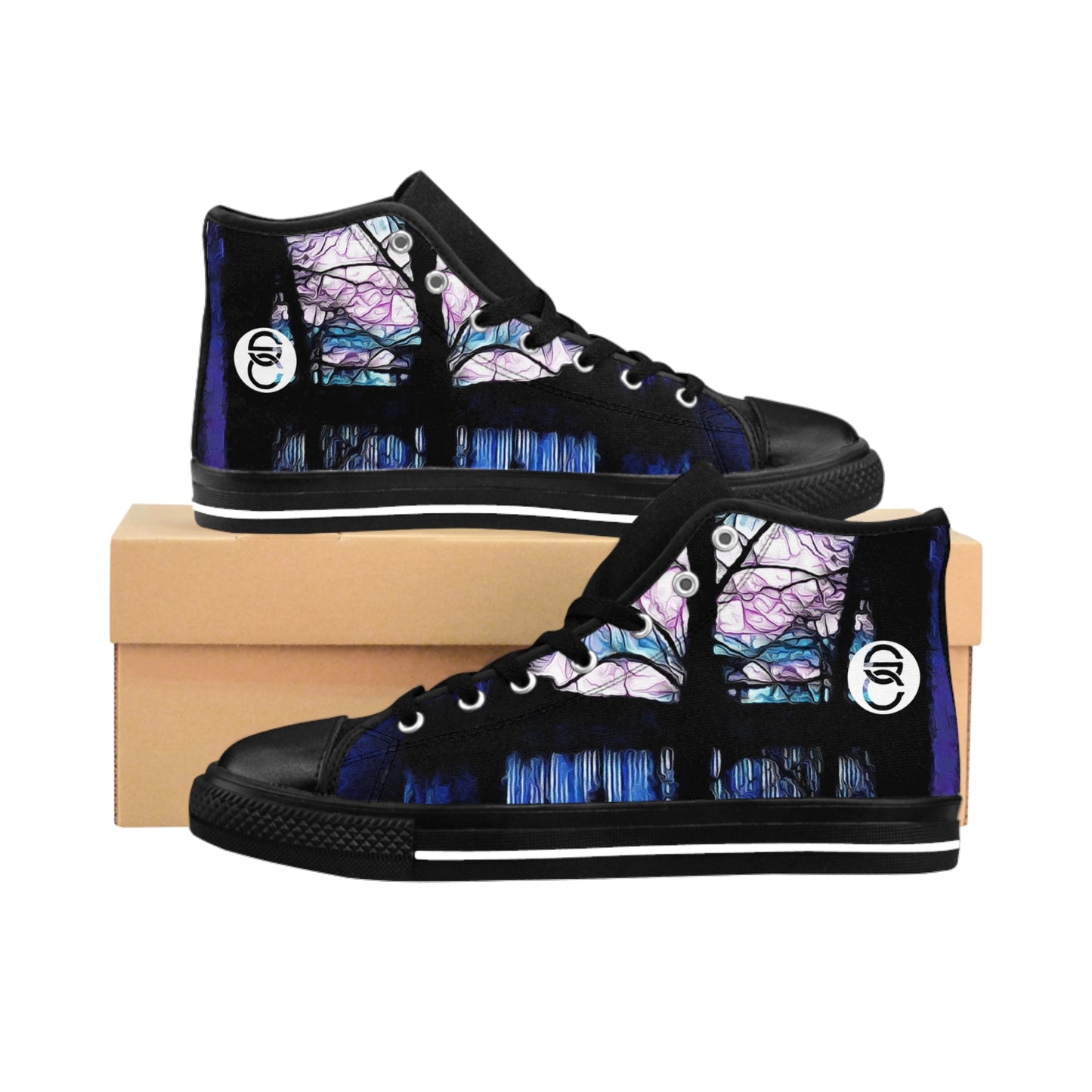 Blue Sunrise Women's Classic Sneakers