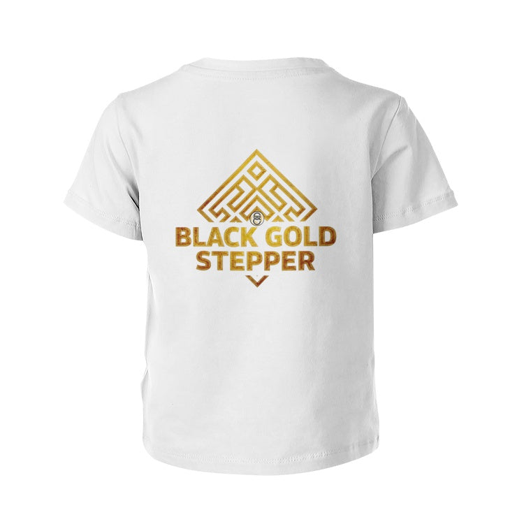 Black Gold Stepper Kid's Crew Neck T-shirt