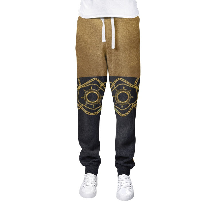 Black Gold Stepper Royalty Sweatpants