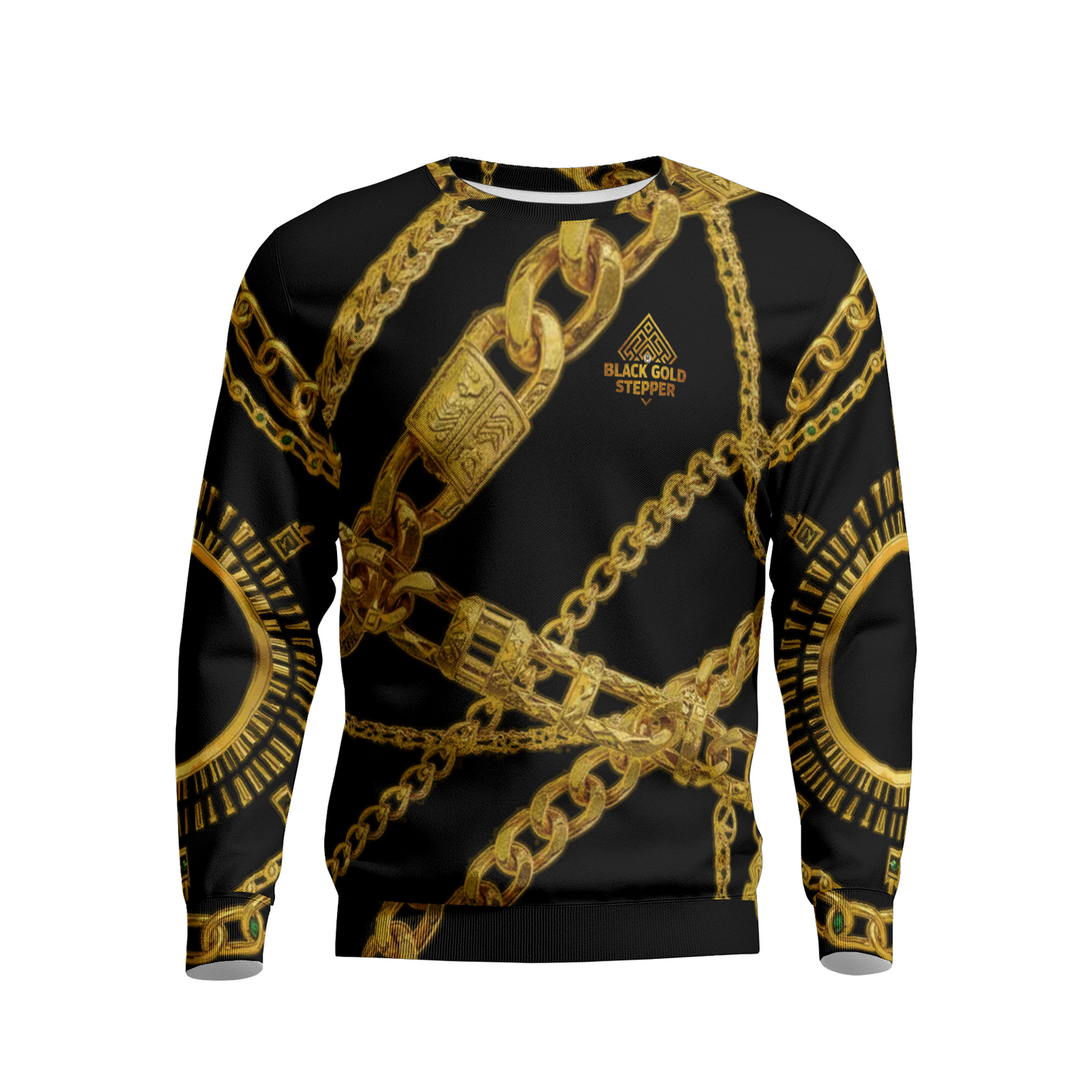 Black Gold Stepper Sweatshirt