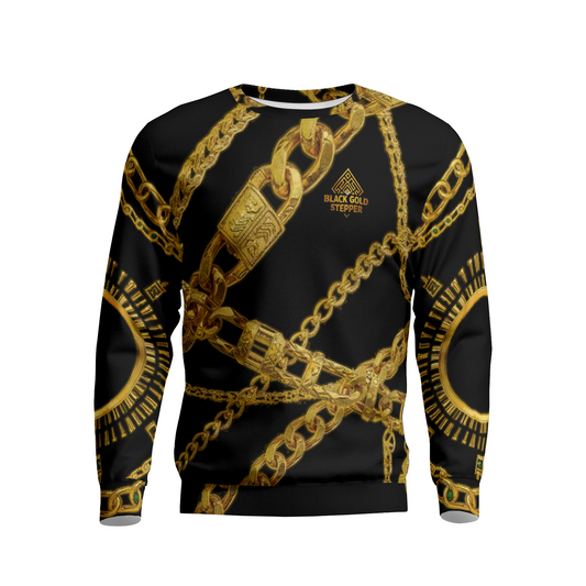Black Gold Stepper Sweatshirt