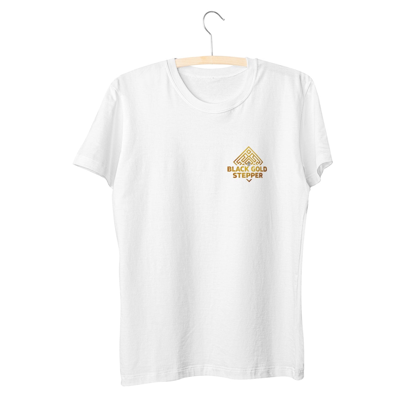 Black Gold Stepper Classic Cotton T-Shirt
