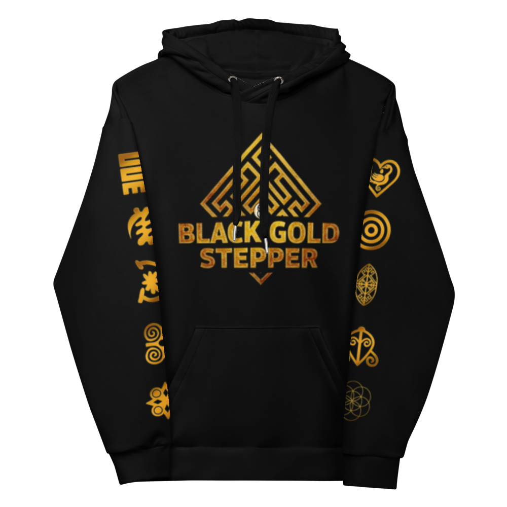 Black Gold Stepper Unisex Hoodie