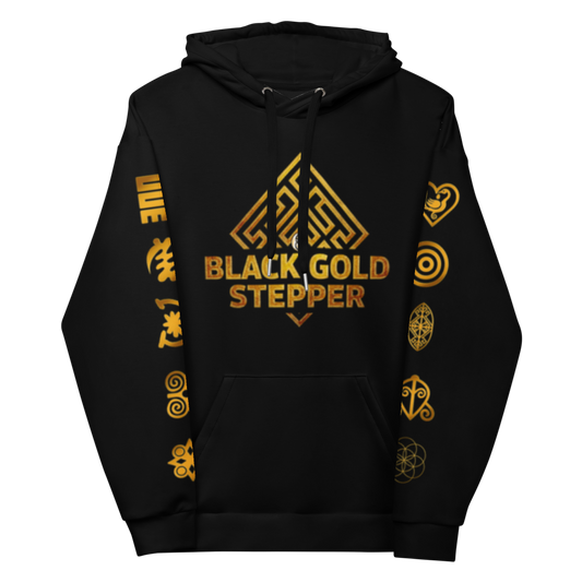Black Gold Stepper Unisex Hoodie